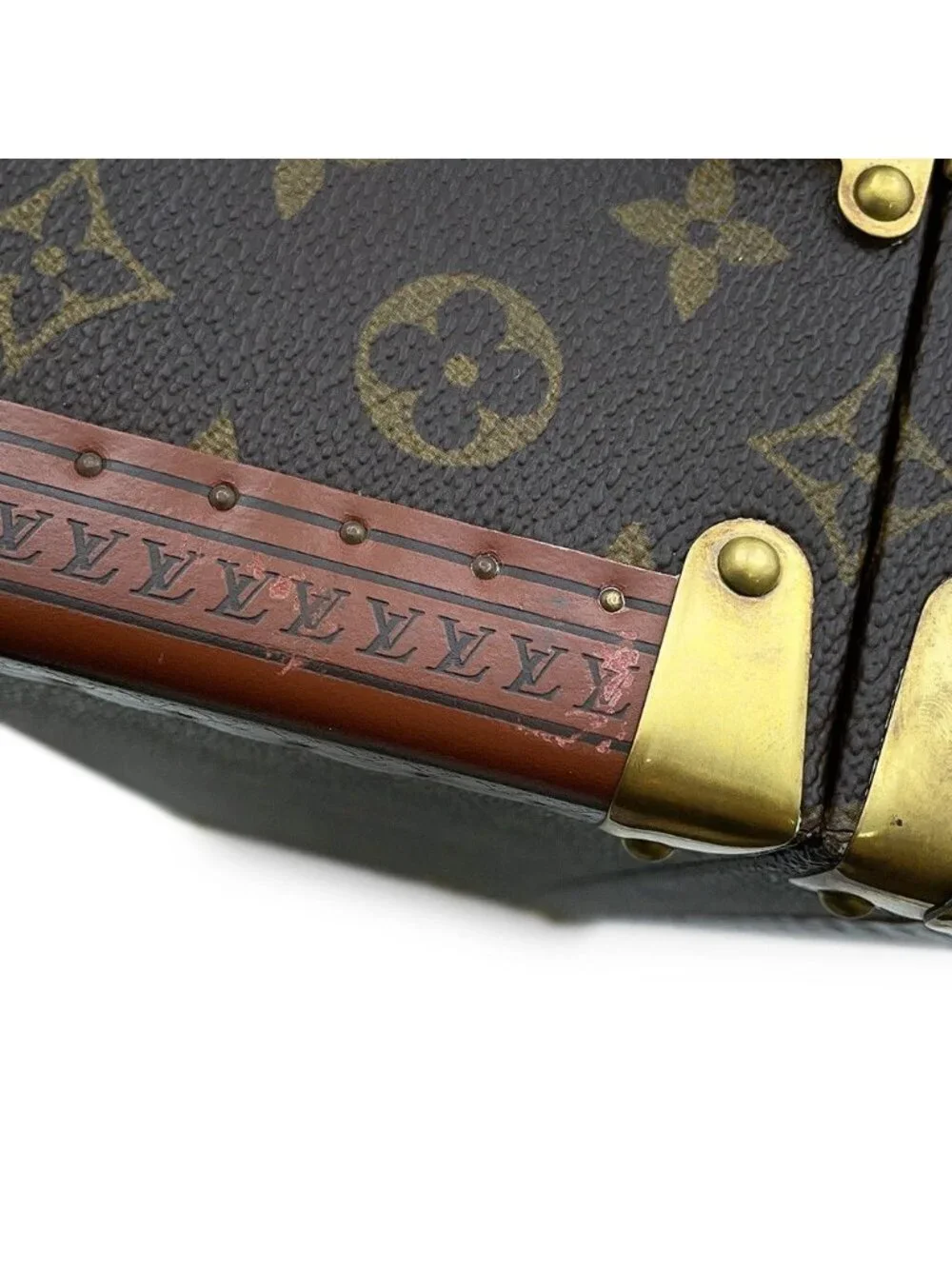 Louis Vuitton Trunk Case Monogram Bisten 55 Bag Travel